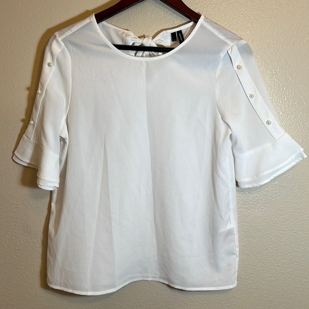 𝅺Vero Moda White Office Blouse